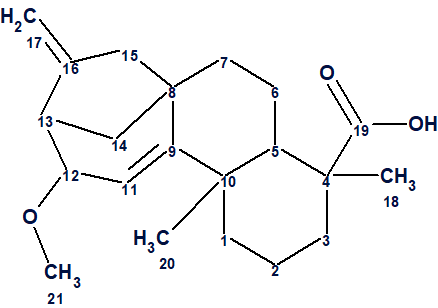Ent-Kaurane-Type Diterpenoid