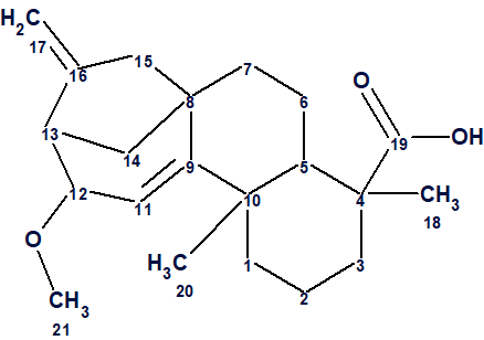 Ent-Kaurane-Type Diterpenoid Structure Elucidation