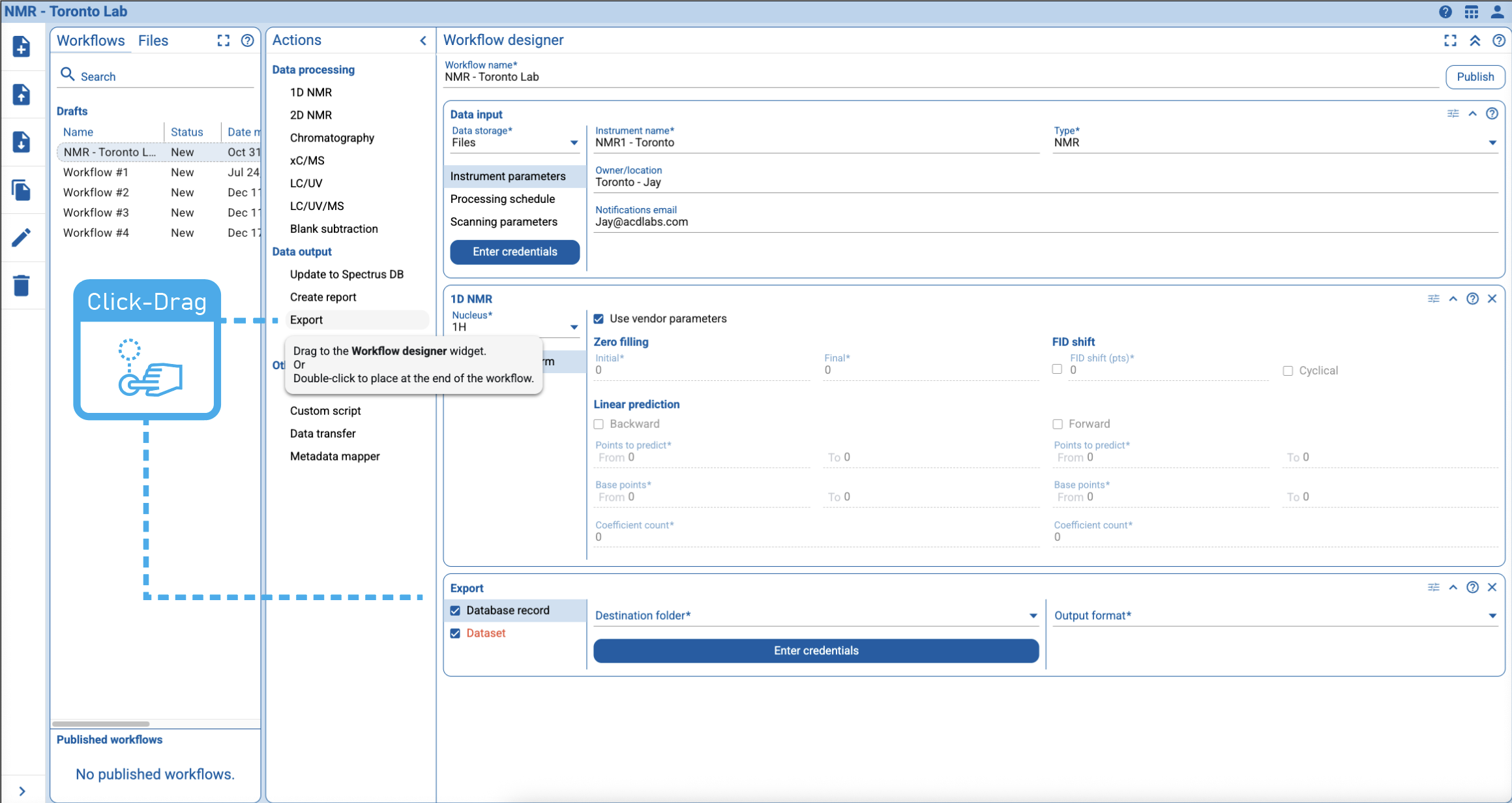 Create and edit automated straightforward workflows with no coding required